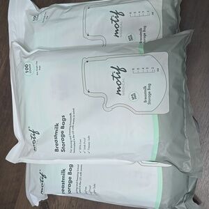 3 Packs - Motif Breastmilk Storage Bags 8oz | 100 count | BPA-Free